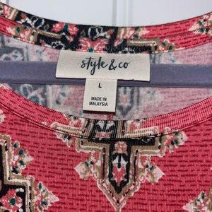 Style and company boho print size large